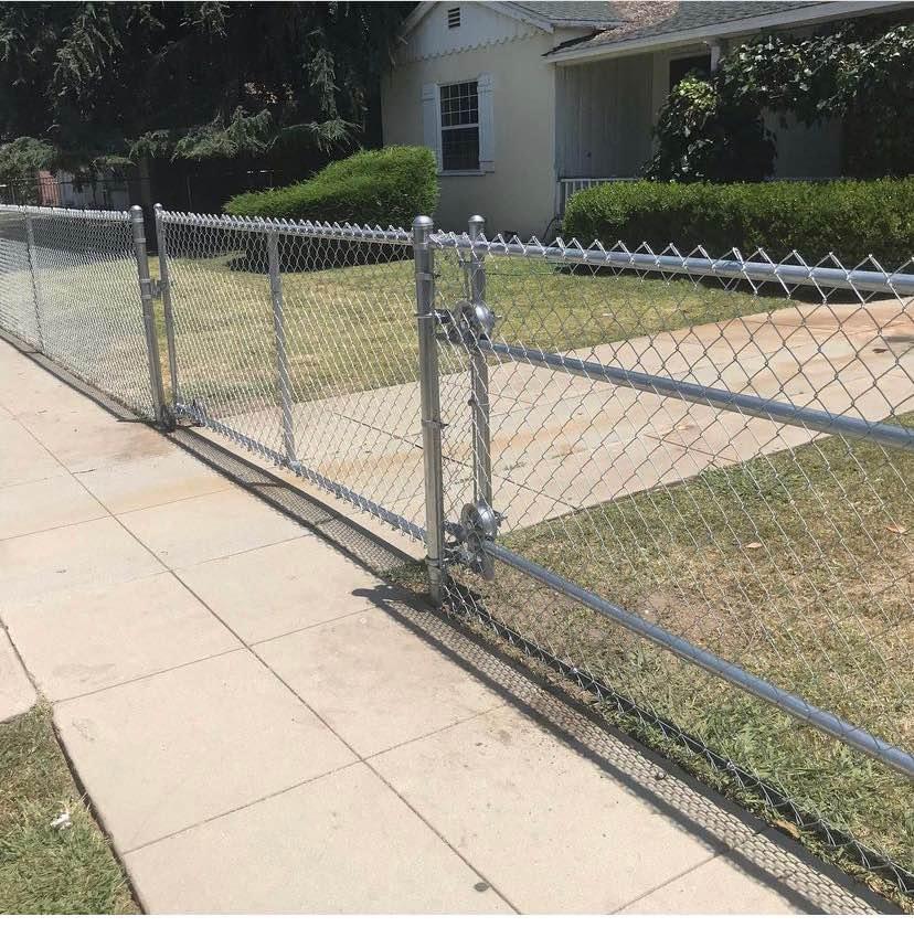 Residential chain link rolling gate Irving TX